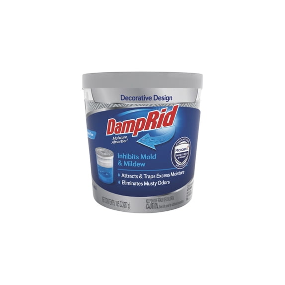 DampRid Refillable Moisture Absorber & Remover with Microban - Pack of 4