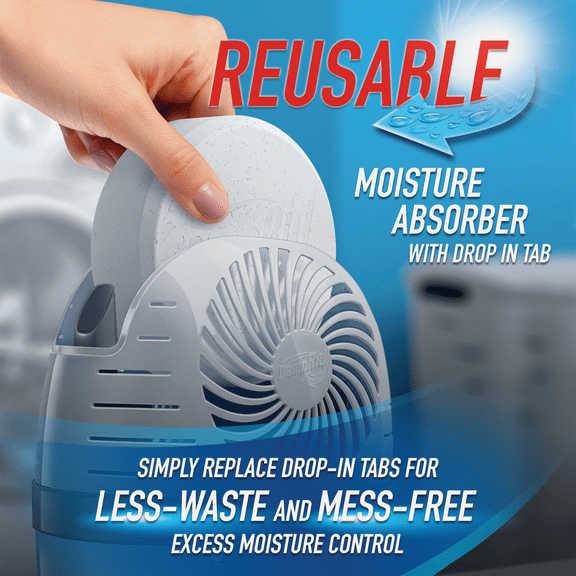 DampRid Spill Resistant Refillable Moisture Absorber - Pack of 18 Residential Use, Standard Application