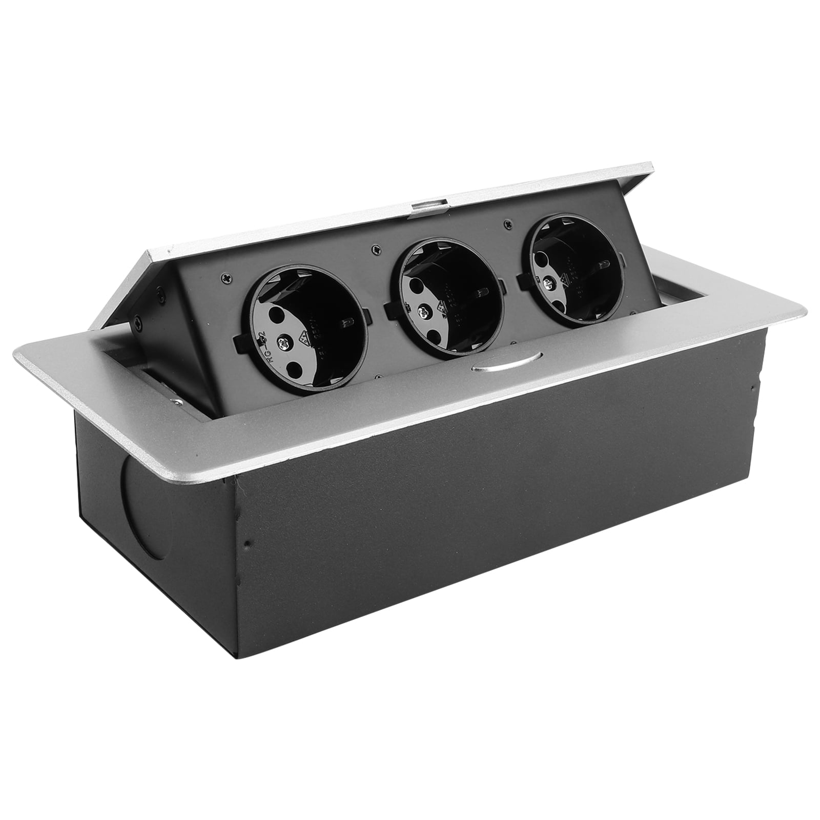 Damped Multimedia Outlet Socket Connection Box Desktop Up Socket for