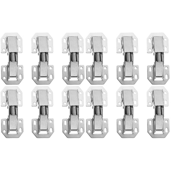 Damping Buffer Hinge Cabinet Hydraulic Lid Hinges Kitchen Cabinets Soft Close 12 Pcs