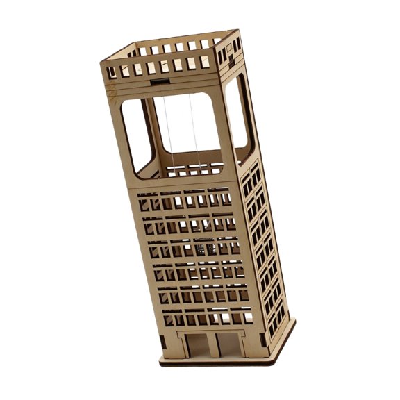 Damping Principle Science Experiment Wood Tower Model Kits for Classroom Study