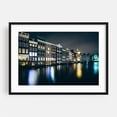 thumbnail image 1 of Damrak Canal - Amsterdam Netherlands Photography Black Framed Wall Art Print 8 x 12 inches, 1 of 4