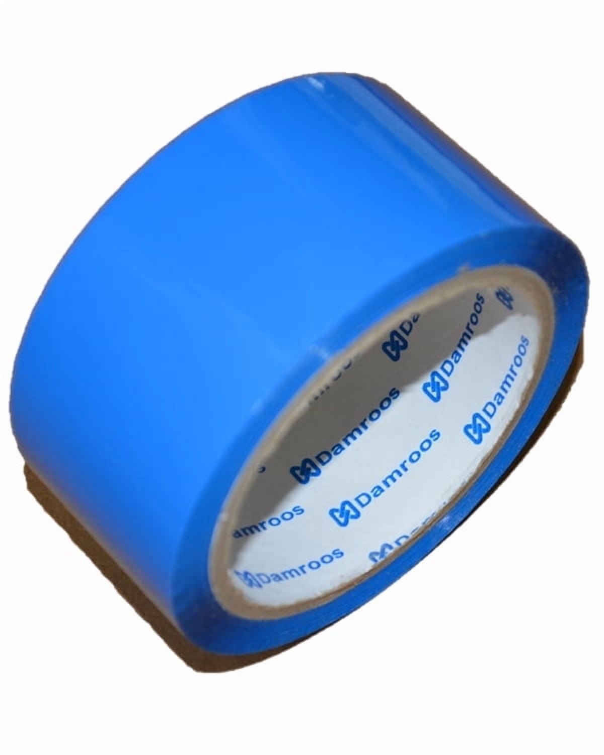 Damroos, 36 Rolls/Box, Carton Sealing BLUE Colored Tape, 48 MM x 100 Meter