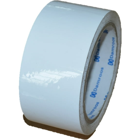 Damroos, 36 Rolls/Box, Carton Sealing White Colored Tape, 48 MM x 100 Meter