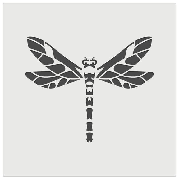 Damselfly Dragonfly Winged Insect Bug DIY Cookie Wall Craft Stencil - 11.5 Inch