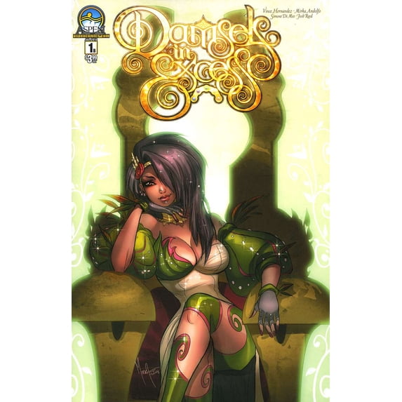 Damsels In Excess #1B VF ; Aspen Comic Book