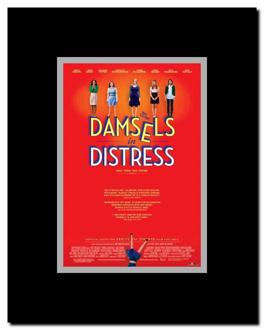 Damsels in Distress Framed Movie Poster