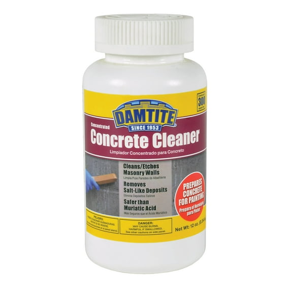 Damtite Concentrated Concrete Cleaner, 12 oz.