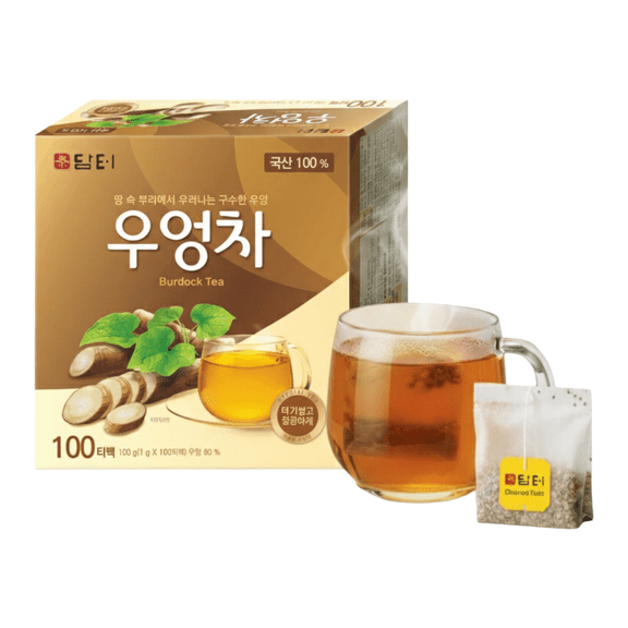 Damtuh Burdock Tea Bags, Caffeine Free, 100 Count, 1.5 g Each (150 g)