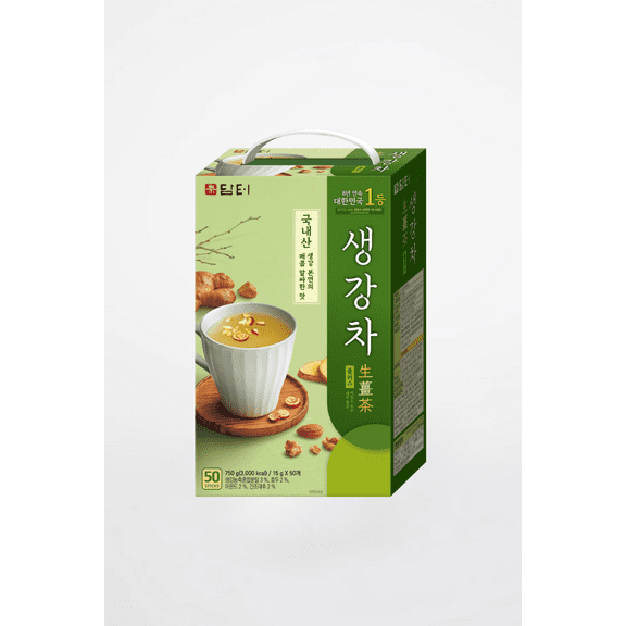 DAMTUH Ginger Tea Plus Powder Drink Mix  Caffeine-Free, 15g  50 Sticks