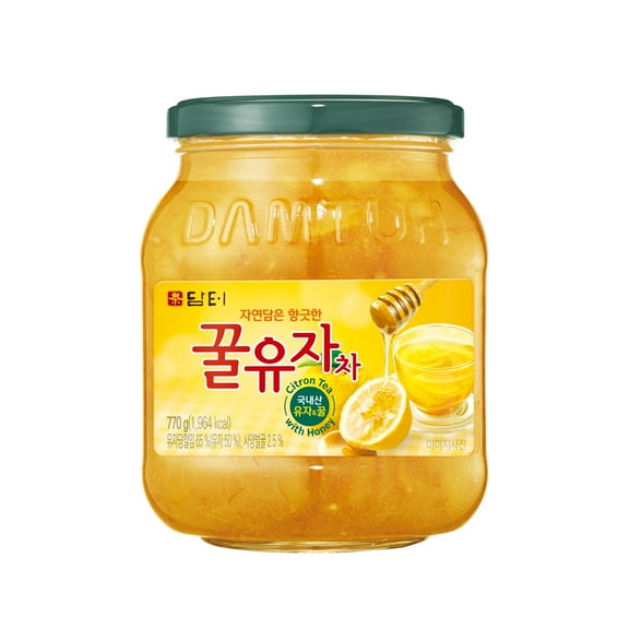 DAMTUH Korean Honey Citron (Yuja) Herbal Tea Marmalade – Caffeine-Free, 1.7 lbs (770g)