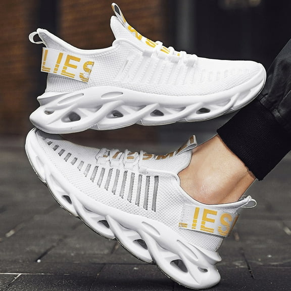 YYTLCH Fashion Sneakers for Men Running Shoes Athletic Sports Shoes Lightweight Gym Jogging Comfortable Casual Outdoor Walking Breathable Shoes