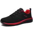 thumbnail image 1 of Damyuan Men's Fashion Sneakers Athletic Running Shoes Breathable Mesh Sports Shoes Lightweight Laced up Walking Gym Shoes Comfortable Non-slip Casual Shoes, 1 of 10