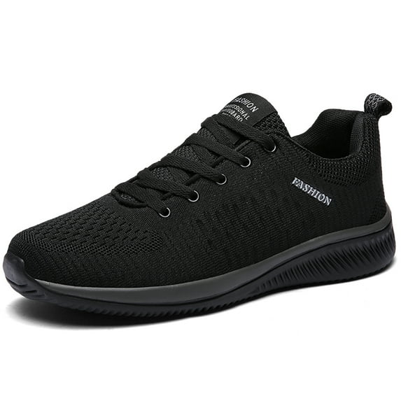 Damyuan Men's Fashion Sneakers Athletic Running Shoes Breathable Mesh Sports Shoes Lightweight Laced up Walking Gym Shoes Comfortable Non-slip Casual Shoes