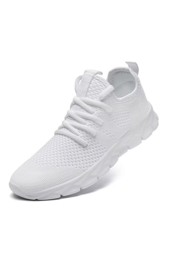 Men's Soft Mesh Sneakers Comfortable Running Shoes Breathable Casual Shoes Outdoor Lightweight Walking Shoes