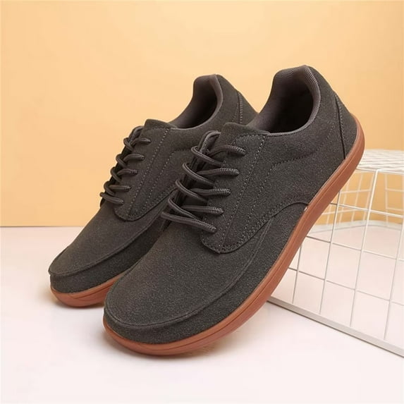 Damyuan Men's Wide Barefoot Shoes Comfortable Walking Boat Shoes Minimalist Slip-ons Sneakers