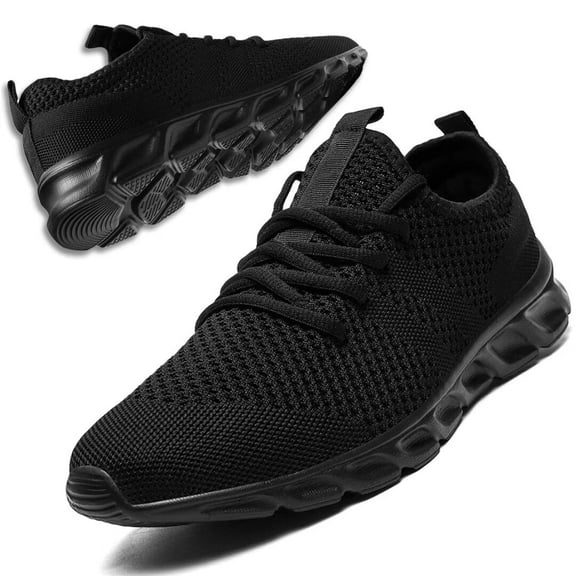 Htcenly Fashion Sneakers Mens Running Shoes Casual Walking Shoes Athletic Sport Lightweight Breathable Mesh Comfortable Sole