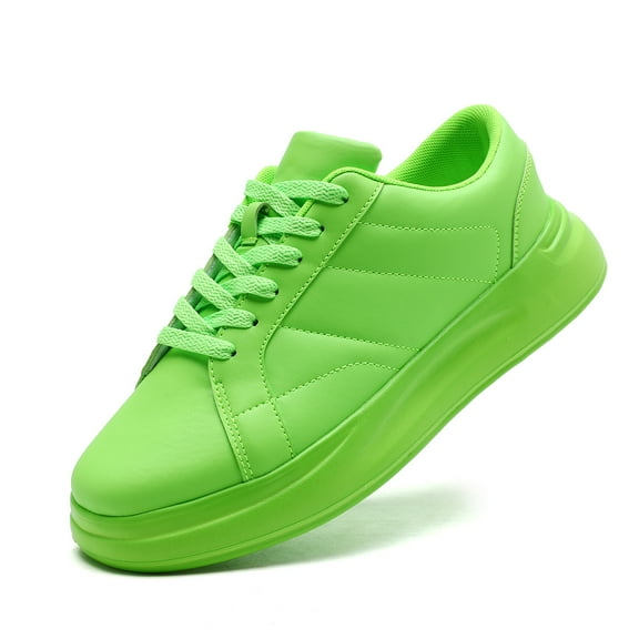 Damyuan Women's Platform Sneaker Classic Low Top Casual Shoes Lightweight Lace Up Sneakers Walking Shoes