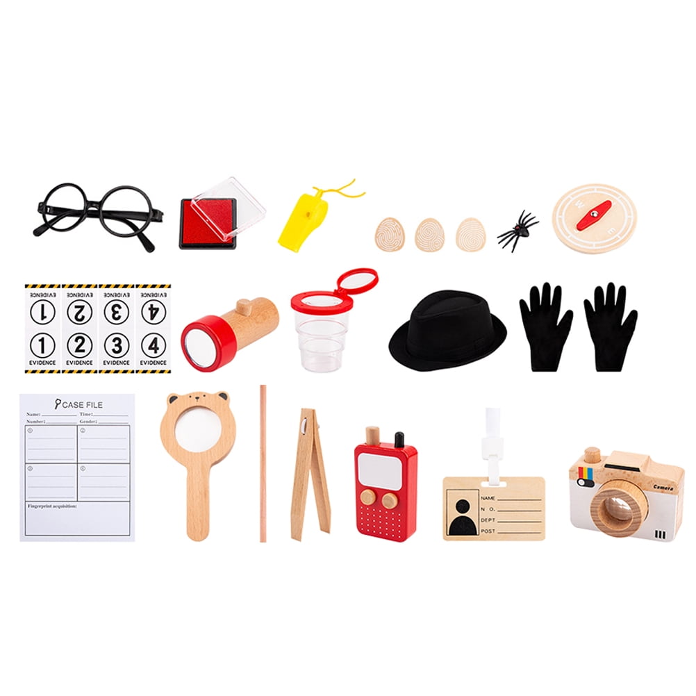 Dan 1 Set of Kids Detective Cosplay Kit Kids Detective Tool Kit Kids ...