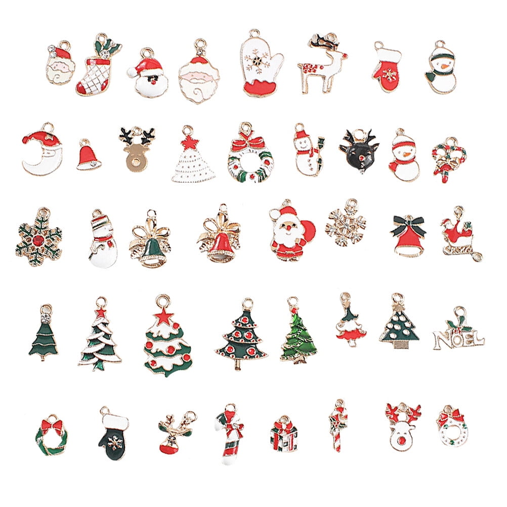 DANCINGROOM Dan 38pcs Exquisite Xmas Earring Ear Jewelry Earring Pendant Earring Decor Ear Decor
