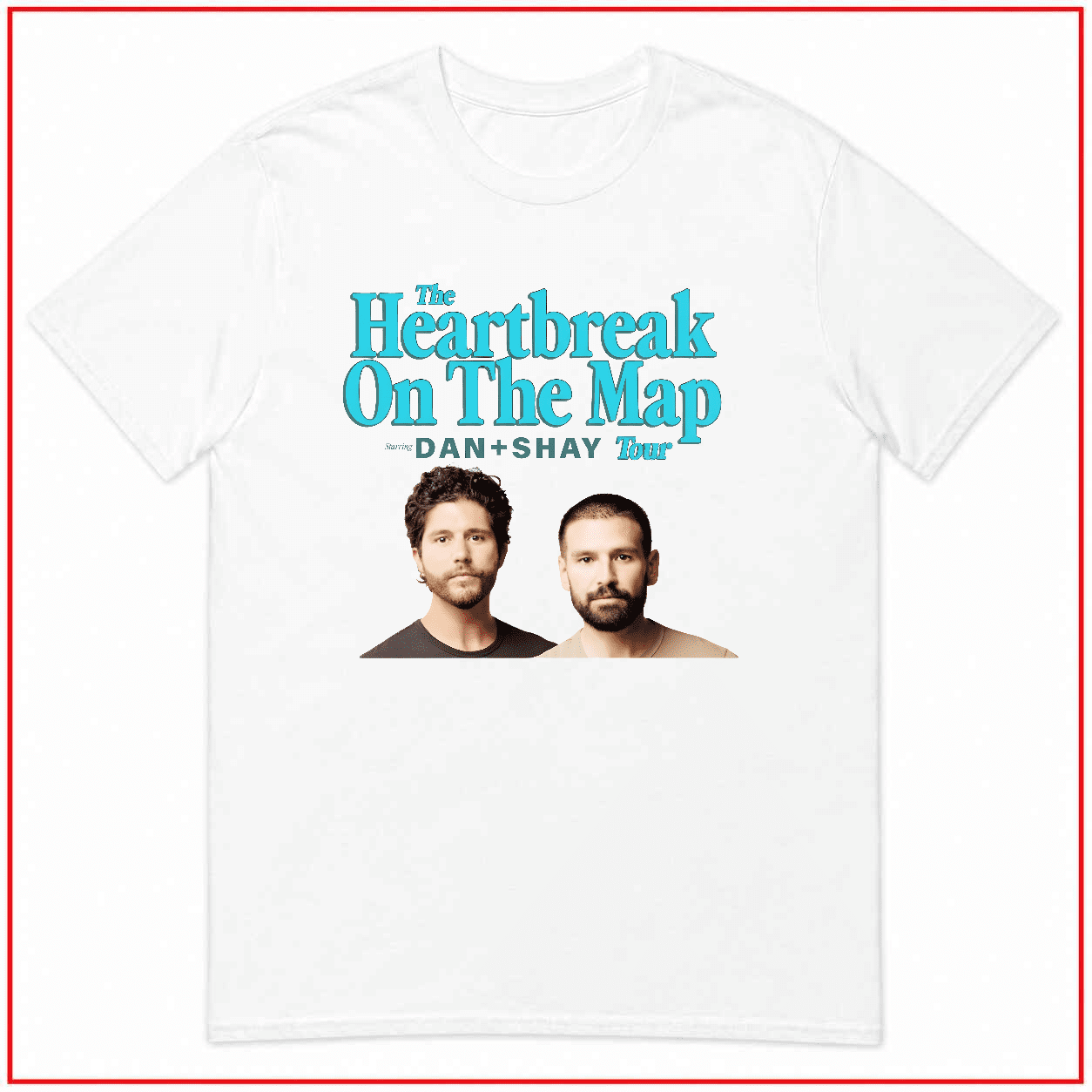 Dan And Shay Heartbreak On The Map Tour Country Music Unisex T Shirt ...
