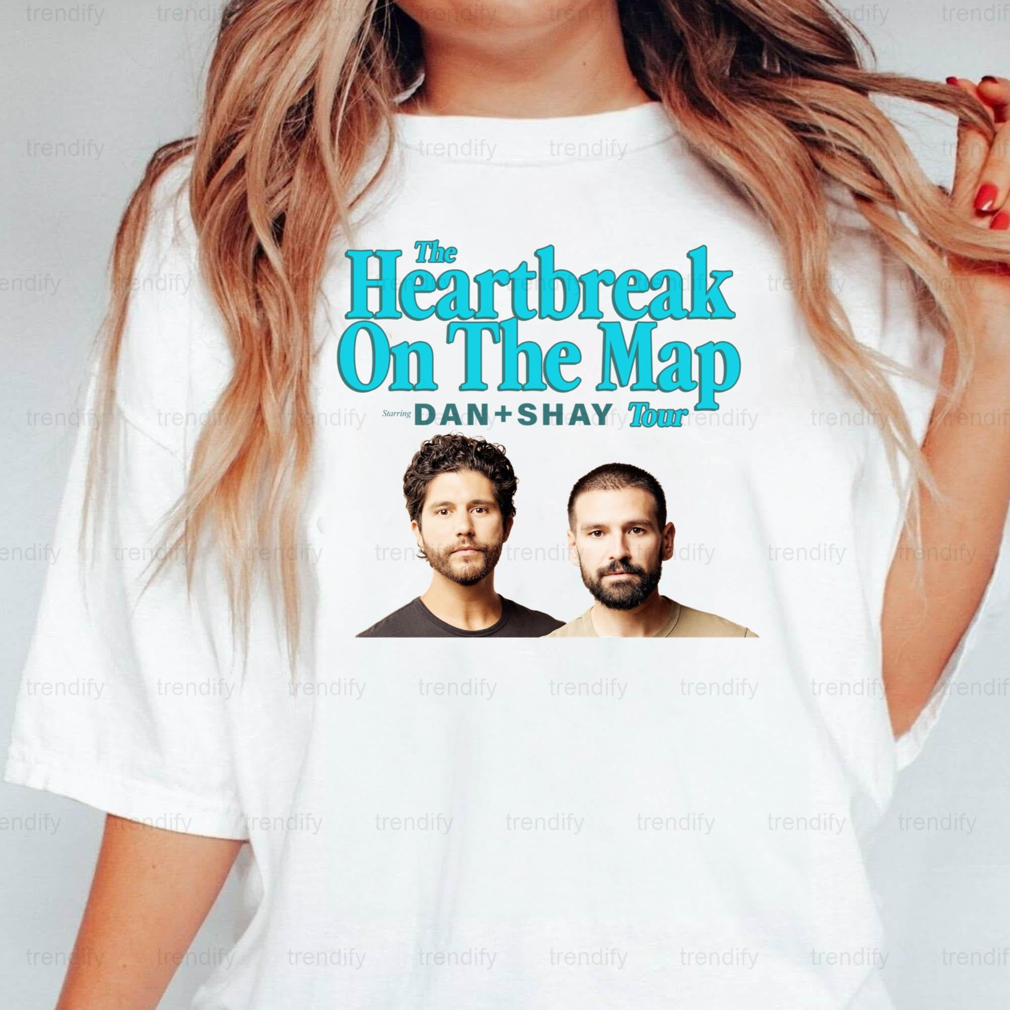 Dan And Shay Tour Heartbreak On - Dan And Shay Tour Heartbreak On The Map 2024 Country Pop Duo Music T Shirt Unisex Up To 5XL 68db6b20 411d 4d45 95e0 4a42a1f90b3d.83669151fee1c3177231f0bd45a9d182 