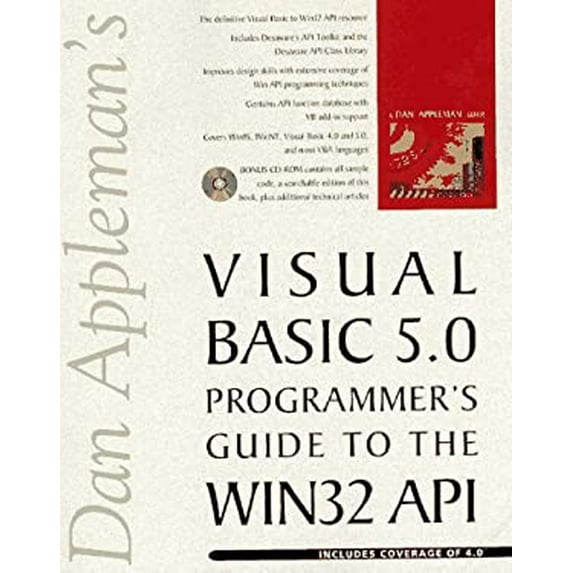 Pre-Owned Dan Appleman's Visual Basic 5.0 Programmer's Guide to the Win32 Api (Paperback) 1562764462 9781562764463