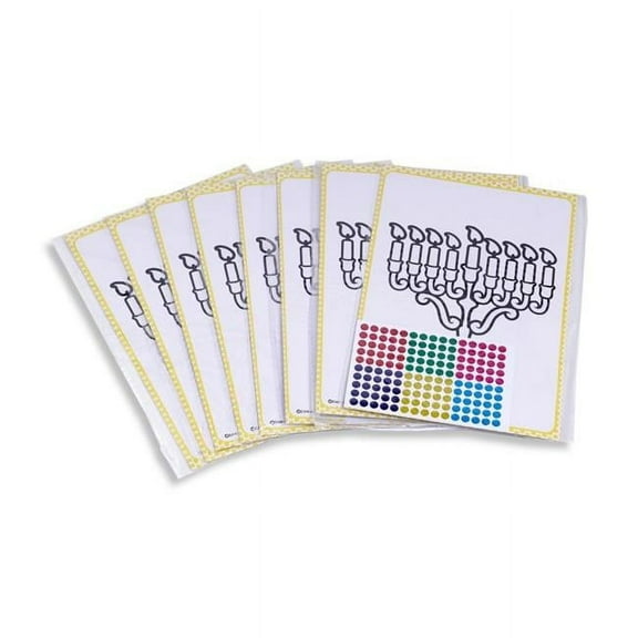 Dan As 21682 6 x 8 in. Painting & Gluing Menorahs - Kit of 10