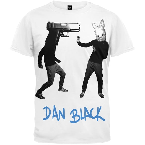 Dan Black Men's Gunhead Vs Rabbit Short Sleeve T Shirt