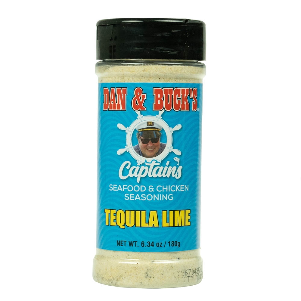 Dan & Buck's Tequila Lime Seasoning Seafood & Chicken Rub Garlic Onion
