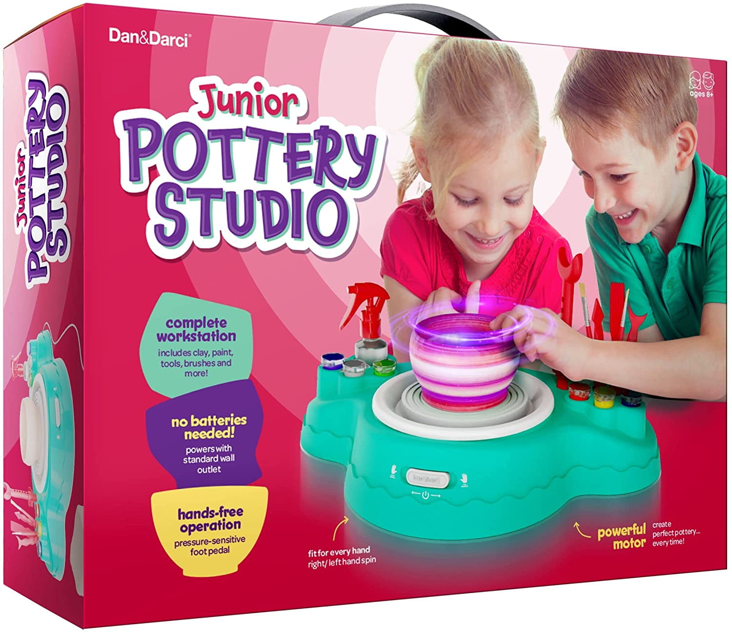 Pottery Wheel for Kids Complete Kit for Beginners, Gift for Kids