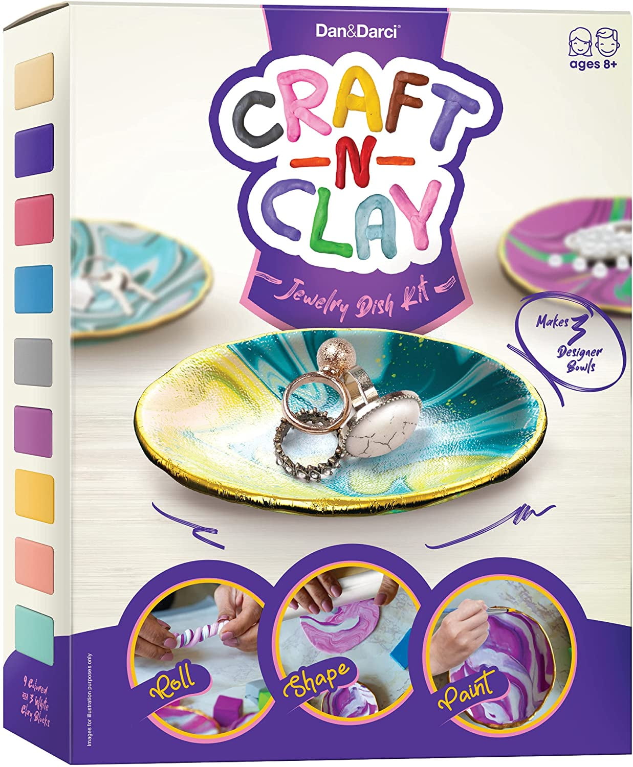 Make Your Own Clay Jewelry – Clay Jewelry Making Craft Kit for Girls, Arts  and Crafts for Kids Ages 8-12 and Up, Oven Bake Polymer Clay Kit for Creating  Jewelry, Ornament, Handmade