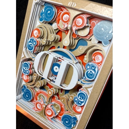 Dan & Dave Smoke & Mirrors V8 - Gold Logo carved playing cards by Victor de Urda