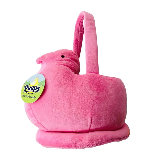 Dan Dee Peeps Plush Pink Chick Easter Basket