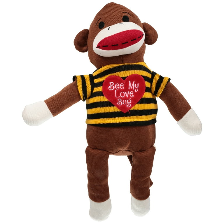 Dan Dee Sock Monkey Stuffed Animal Walmart