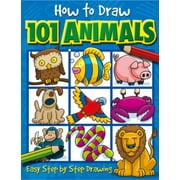 Dan Green How to Draw 101 Animals Drawing Notebook & Sketch Book, 11" x 8.5", 48 Pages