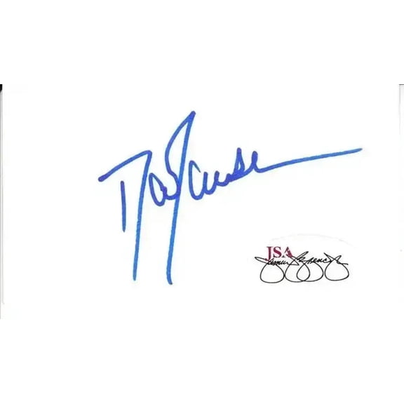 Dan Jansen autographed business card (cut signature) JSA