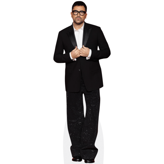 Dan Levy (Black Outfit) Mini Size Cutout. Standee.