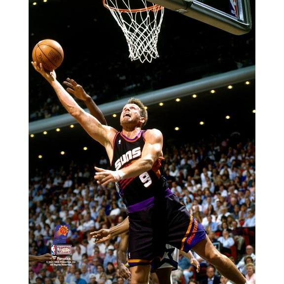 Dan Majerle Phoenix Suns Unsigned Hardwood Classics Reverse Lay Up Photograph