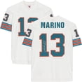 thumbnail image 1 of Dan Marino Miami Dolphins Autographed White Replica Mitchell & Ness Jersey with "HOF 05" Inscription - Fanatics Authentic Certified, 1 of 4