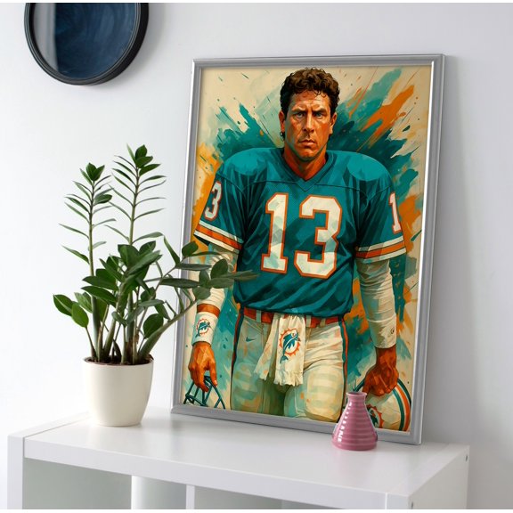 Dan Marino Poster or Canvas Wall Art