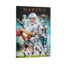 Dan Marino Posters Painting Artworks Picture Print Poster Wall Art Painting Canvas Gift Decor Home Posters Decorative 12x18inch(30x45cm)