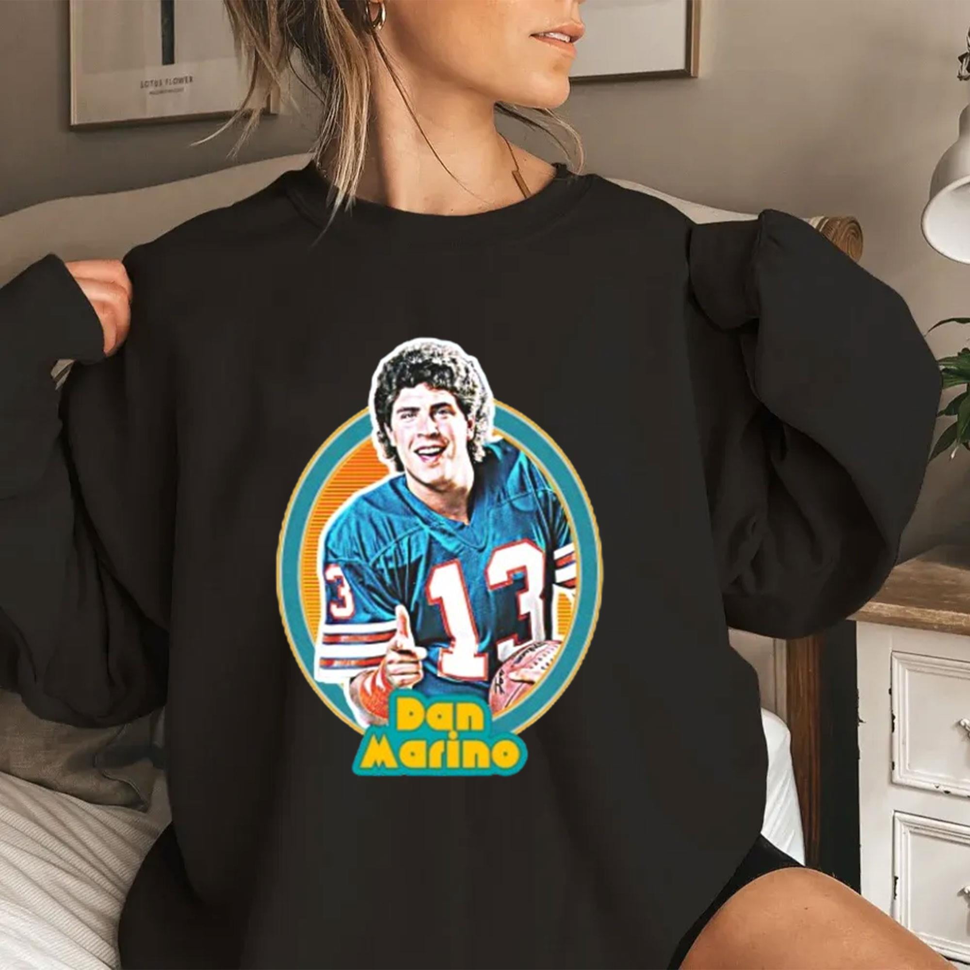 Dan Marino Retro 80s Football Fan Design Sweatshirt Dan Marino Sweatshirt LIMITED EDITION 11 COLOR OPTIONS NEW INSTOCK Walmart