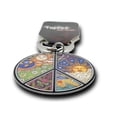 thumbnail image 1 of Dan Morris - PEACE SIGN KEYCHAIN, Limited Edition DUAL DOUBLE SIDED Peace Artwork METAL KEYRING - 5cm, 1 of 7