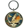 thumbnail image 1 of Dan Morris Steal Your Face - Grateful Dead, Durable METAL KEYCHAIN for Car Motorcycle Home Office Work Keys - 2" x 2", 1 of 1