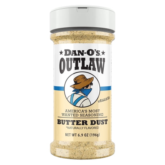 Dan-O’s® Outlaw Butter Dust - All purpose seasoning great for grilling (6.9oz)