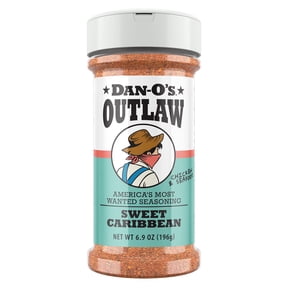 Dan-O's Outlaw Sweet Caribbean All Purpose Seasoning For Grilling Anything, 6.9 Oz