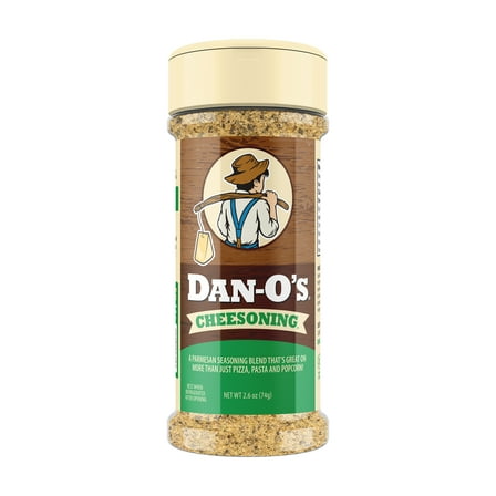 Dan-O's Cheesoning Seasoning - All-Purpose - Parmesan, Italian, Pasta Seasoning - Small bottle (2.6 oz)