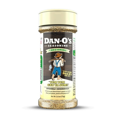 Dan-O's Cheesoning Seasoning - All-Purpose - Parmesan, Italian, Pasta Seasoning - Small bottle (2.6 oz)