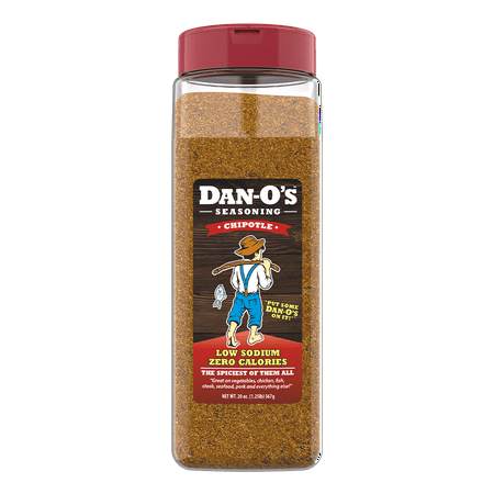 Dan-O's Chipotle Seasoning - All-Purpose Seasoning - Great for grilling & smoking anything - Large bottle (20 oz)